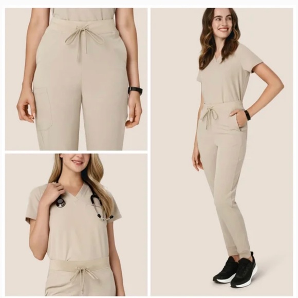 Mandala scrubs M top S pants NWOT - Picture 2 of 3